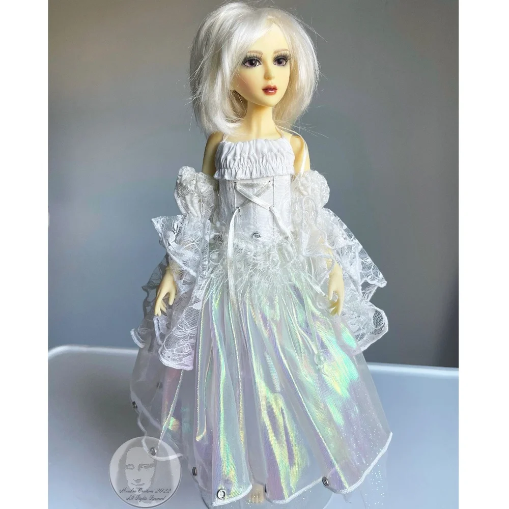Ball Joint Doll Custom Yolanda Face Up by Impldoll 2009 43cm BJD + Violet Fern